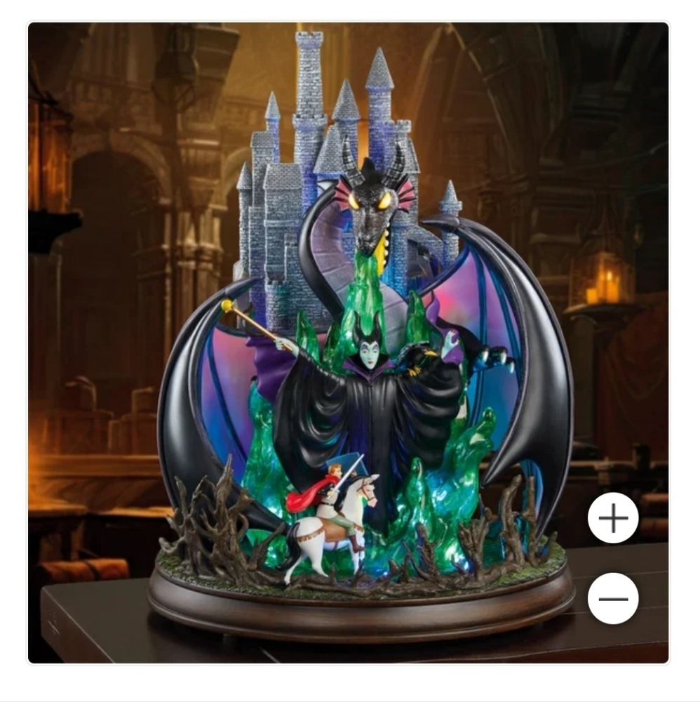 Disney Halloween Maleficent Castle with Lights and Music